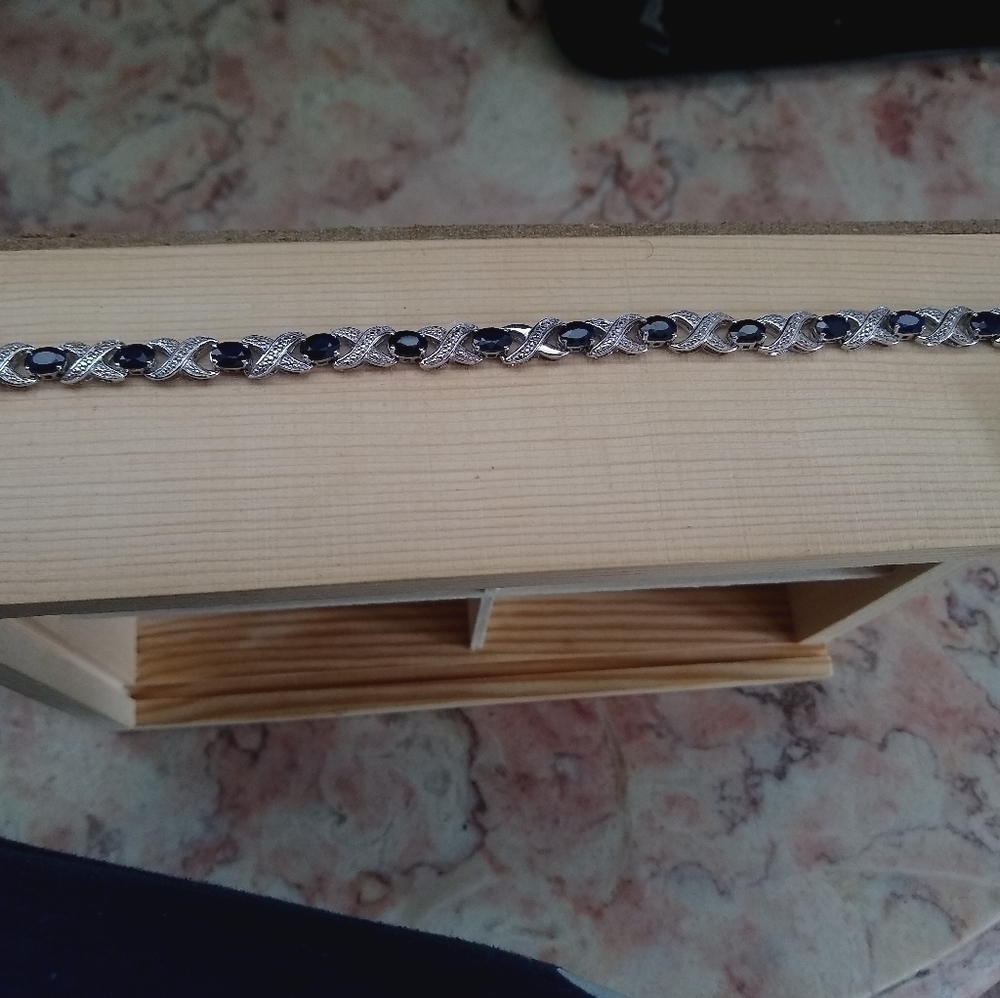 Gemstone Sapphire Bracelet